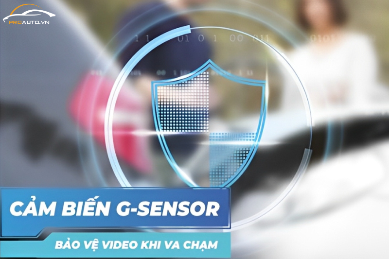 Cảm biến G-Sensor hỗ trợ camera hành trình Vietmap S720