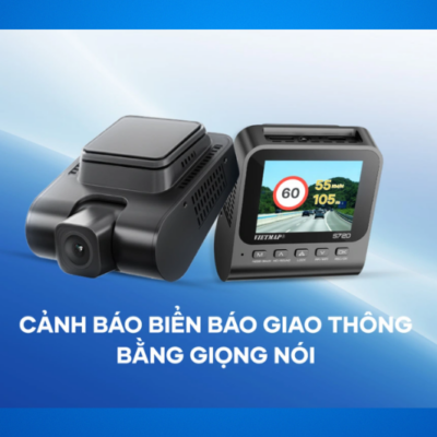 Camera hành trình Vietmap S720 cảnh báo biển giao thông