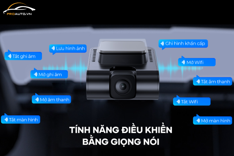 Camera hành trình Vietmap S720 điều khiển bằng giọng nói