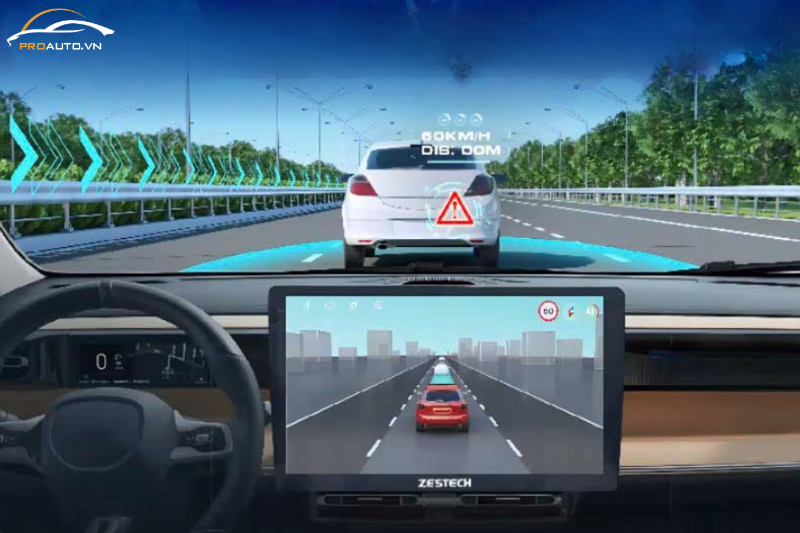 Công nghệ từ màn hình Zestech ZX ADAS+ TC lái xe an toàn