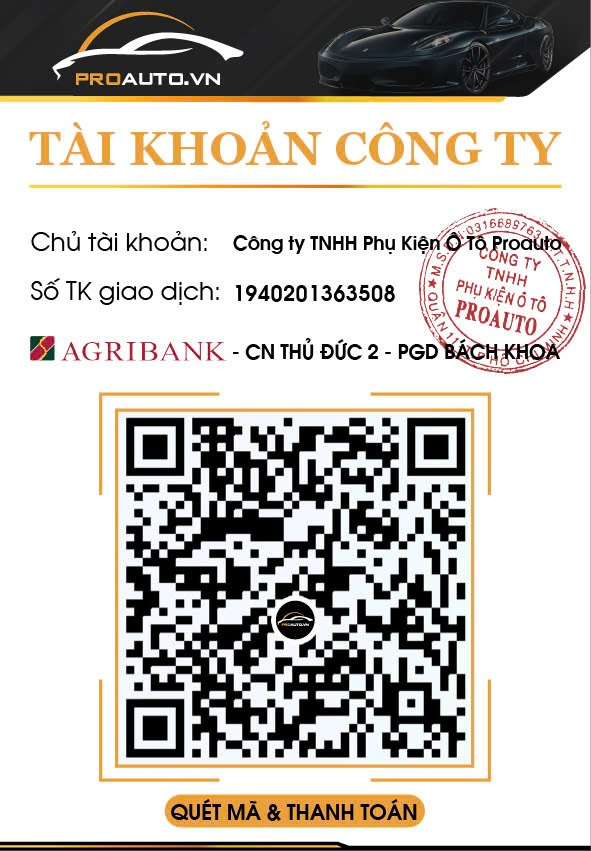 Tài khoản thanh toán PROAUTO