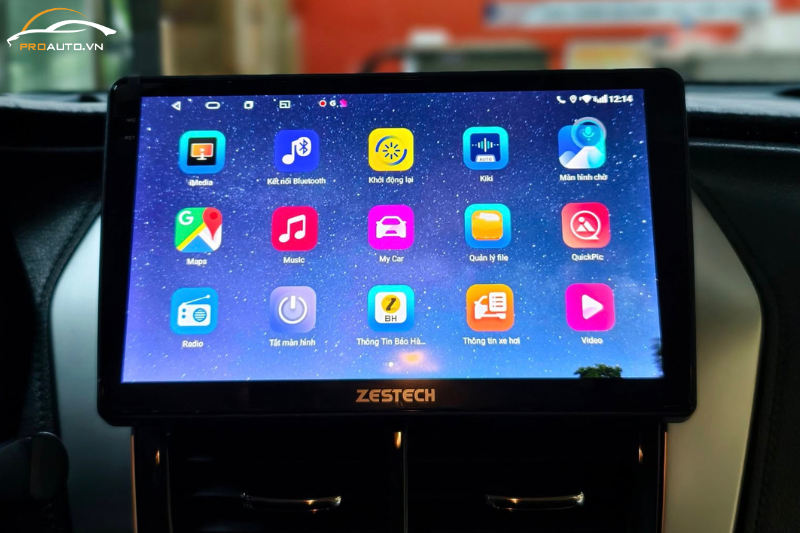 Thiết kế màn hình Zestech ZX ADAS+ CC hoàn hảo, bền bỉ
