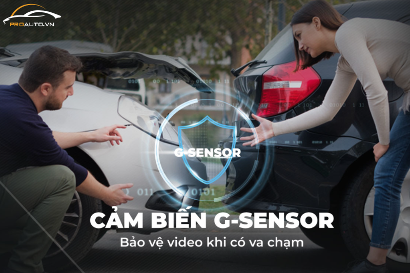 Cảm biến va chạm camera hành trình Vietmap TS-C9P bảo vệ an toàn