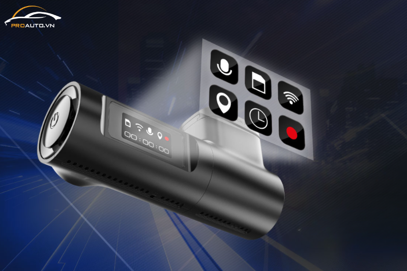 Camera hành trình Vietmap TS-C9P trang bị màn hình hiển thị 0.96"