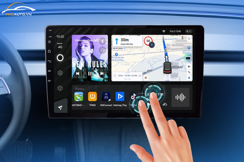 Điều khiển giọng nói trên màn hình Android Teyes CC3L Lite