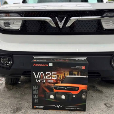 Độ bi gầm Aozoom VA25 cho VF3 chuẩn sáng, không chói