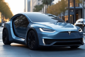 Tesla thử nghiệm taxi tự lái đầu tiên