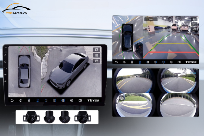 An toàn từ mọi góc nhìn với màn hình Teyes CC3L 360