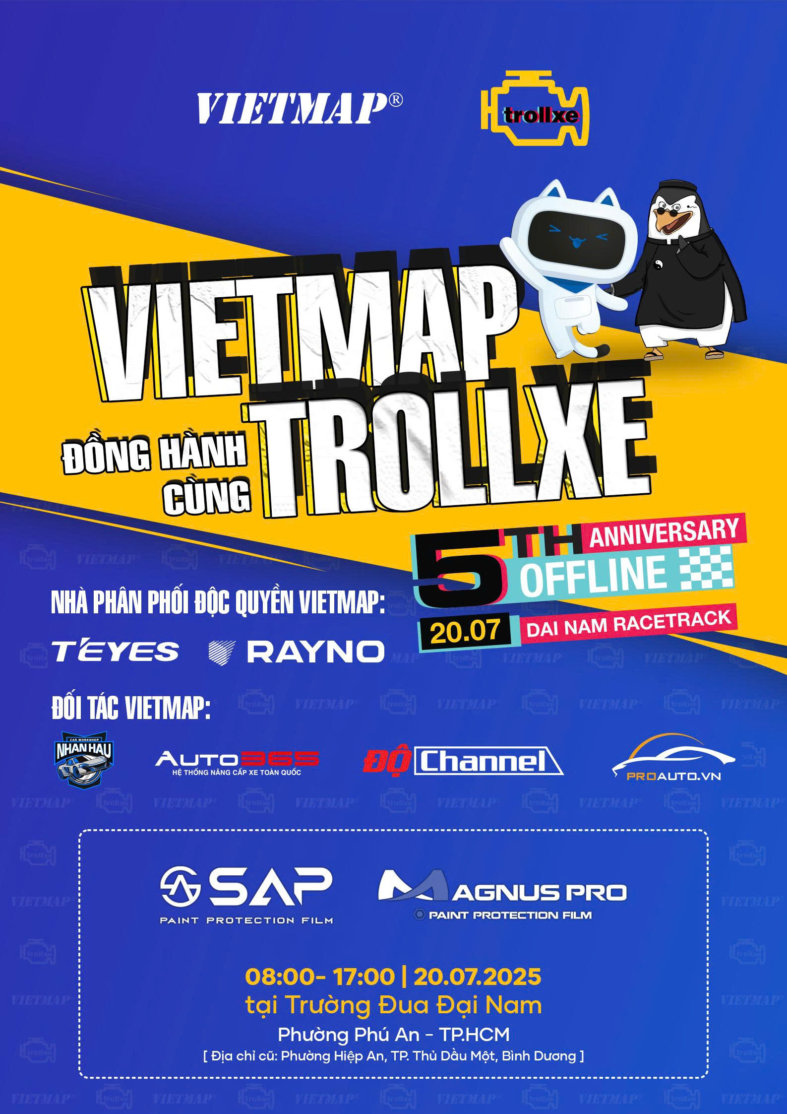 Proauto.vn đồng hành cùng sự kiện Vietmap x Troll Xe 5th Anniversary Offline