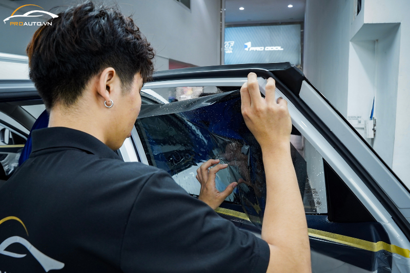 Thực hành cơ bản - Khóa học dán phim cách nhiệt ô tô