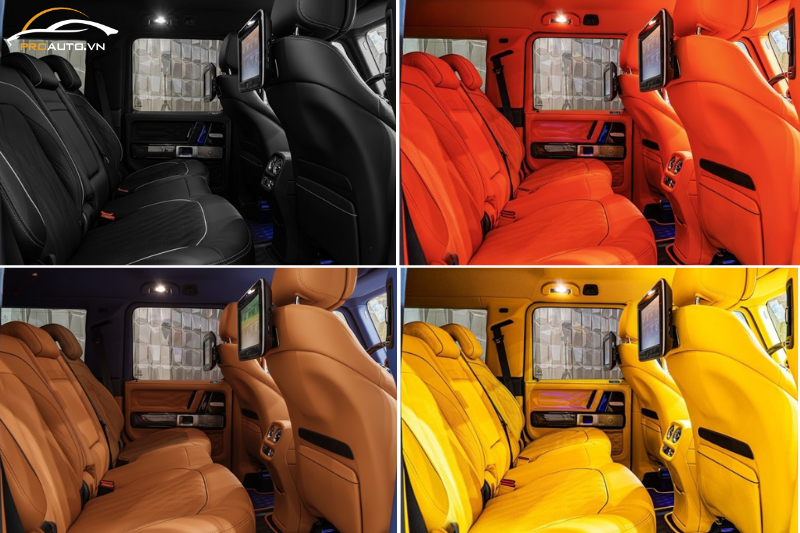 Mercedes-AMG G63 nâng cao cá tính với bọc ghế da ô tô