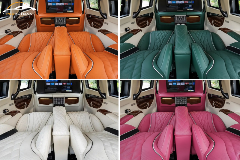 Mercedes-Benz V-Class bọc ghế da ô tô theo phong thủy