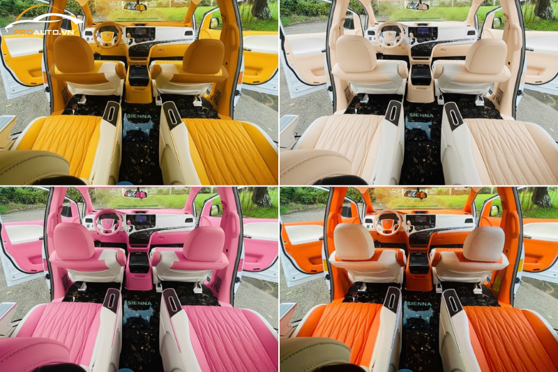 Toyota Sienna bọc ghế da ô tô