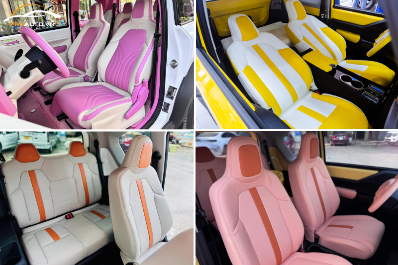 VinFast VF3 bọc ghế da ô tô