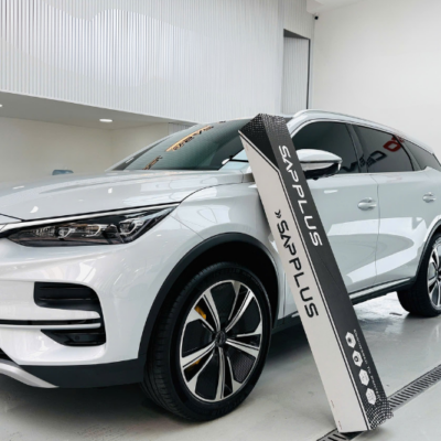 Dán PPF xe điện BYD với thương hiệu PPF SAP
