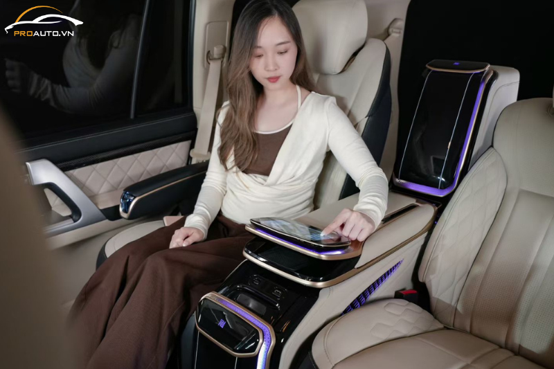 Điều chỉnh tay vịn nâng/hạ từ ghế Hongyi SUV Throne 2.0