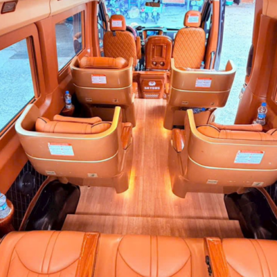 Độ Mercedes limousine 16 chỗ