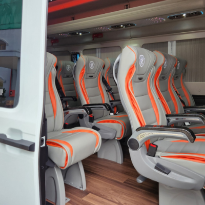 Gói độ Ford Transit limousine 16 chỗ phổ biến, đẳng cấp