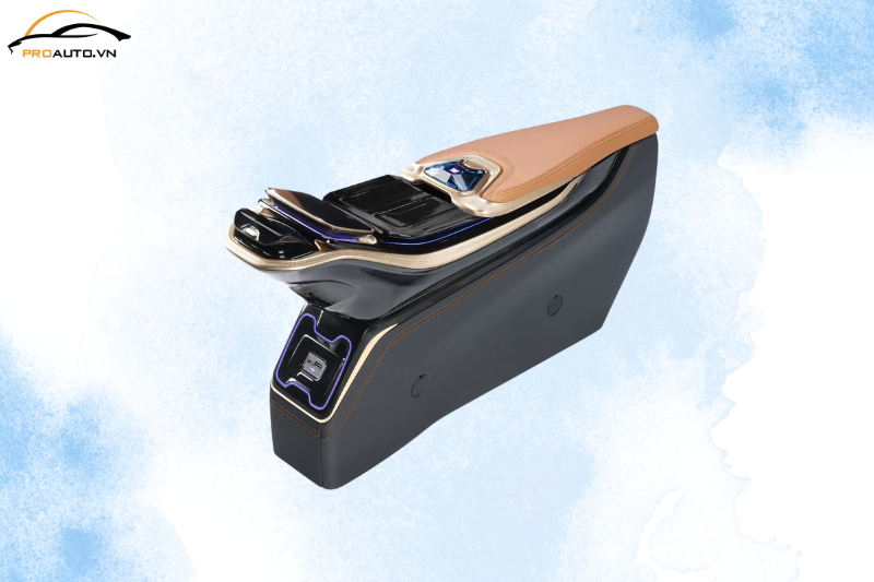 Hộp tỳ tay trung tâm tại ghế Hongyi SUV Throne 1.0