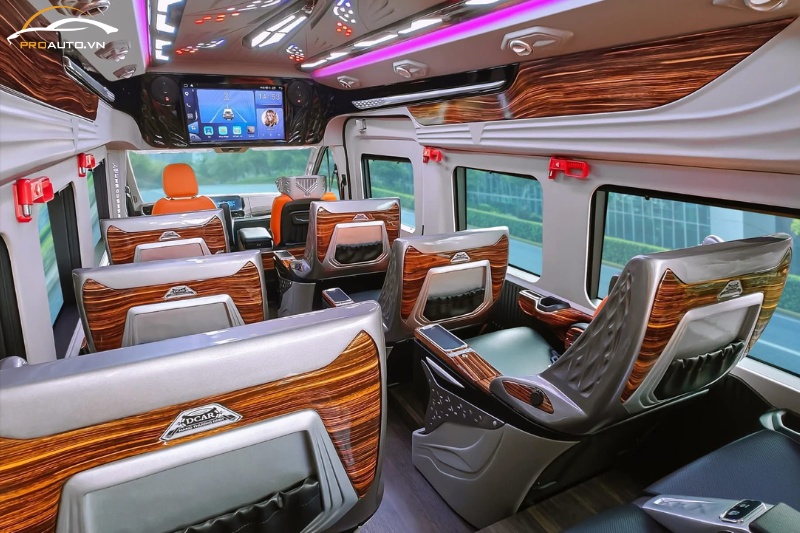 Kinh nghiệm độ Solati limousine 16 chỗ sang, chất