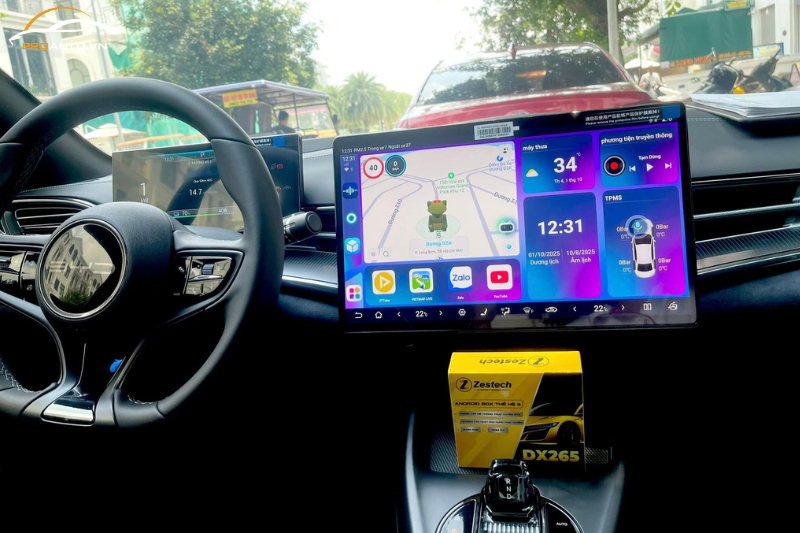 Phụ kiện đồ chơi xe điện BYD với Android Box