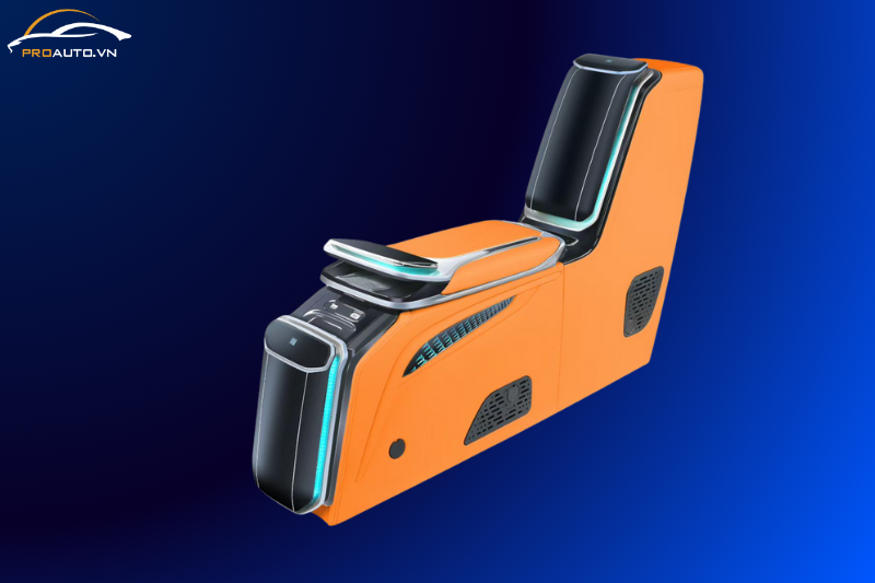 Tiện ích gồm bàn làm việc xếp gọn/ tủ lạnh/ hộp chứa đồ