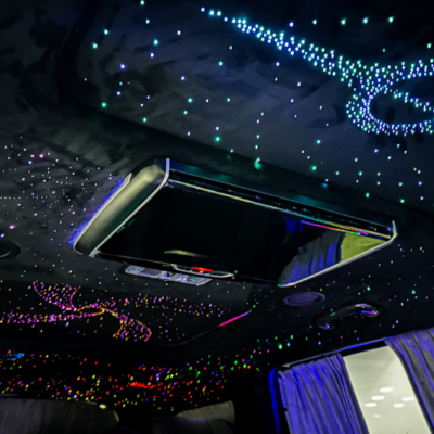  Độ ghế Limousine xe Toyota Land Cruiser - Độ đèn trần