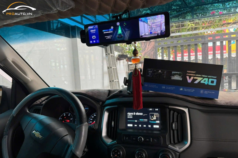 Kinh nghiệm lắp camera hành trình Vietmap V740 chính hãng