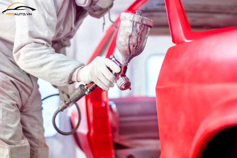 Sơn xe ô tô – Sơn lớp lót