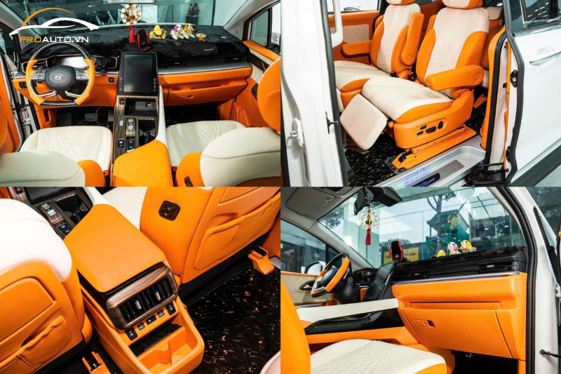 Hyundai Custin đổi màu nội thất Kem Cam tại PROAUTO